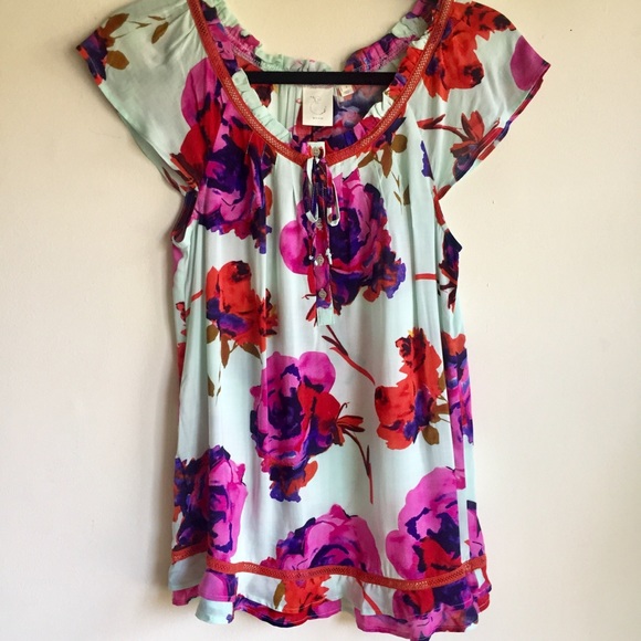 Anthropologie Tops - Anthropologie|Eloise Floral Blouse